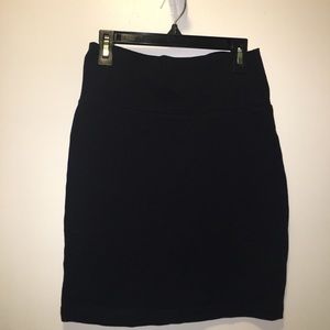 Black pencil skirt